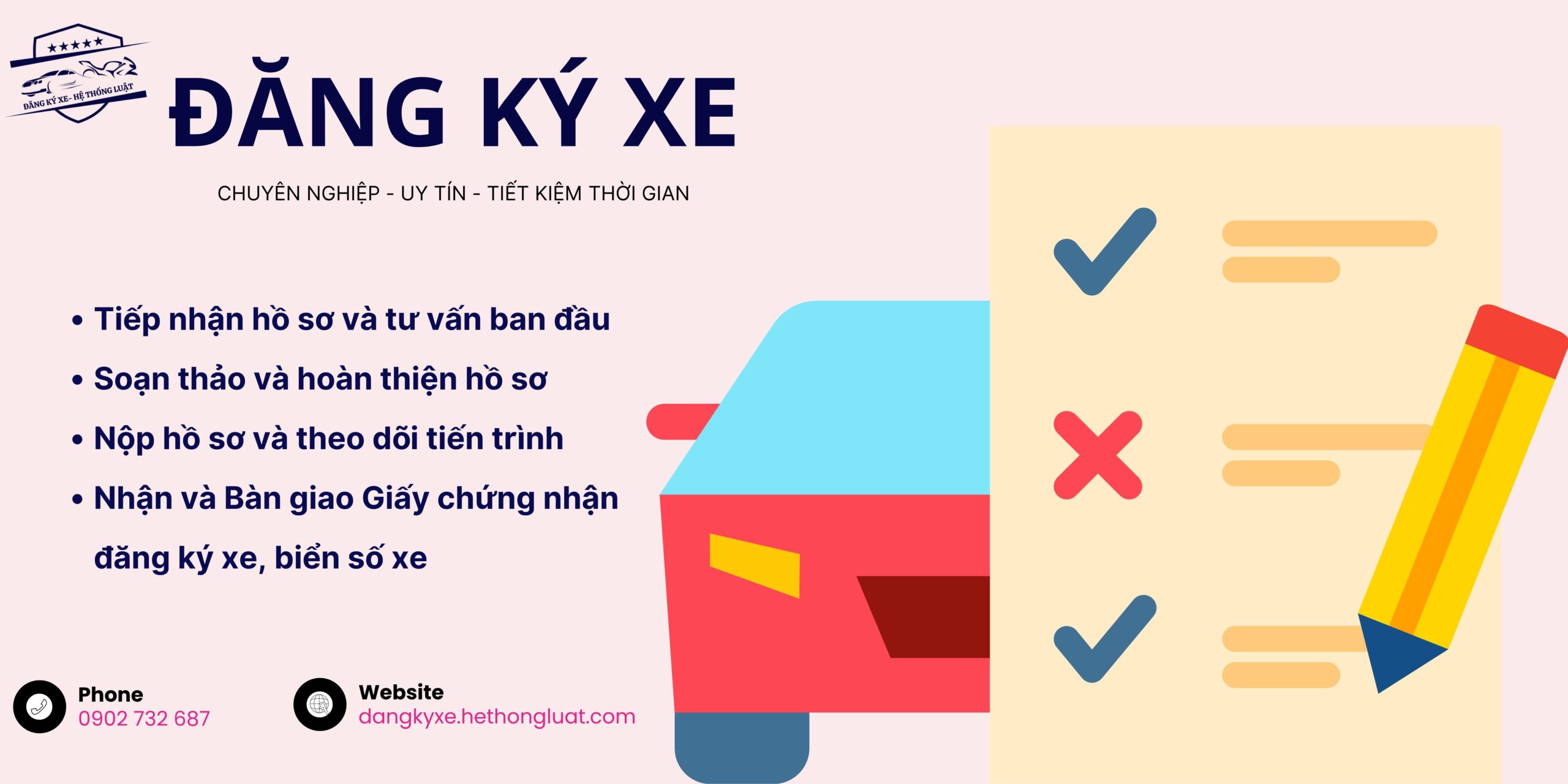 [DANGKYXE] – Gói dịch vụ tư vấn Đăng ký sang tên xe máy, xe ô tô, các loại xe tương tự địa điểm xã Điền Quang, Thanh Hóa<br><br> - Ảnh 1